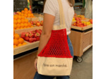 Shoppinette Filet A Provisions XL Faire Son Marché Rouge