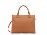 Lancaster Foulonné Double Sac Porté Main 470-63 Camel In Orange