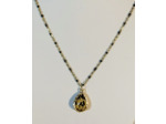 Parure 2 pcs doré/noir