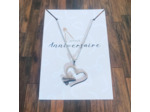 Pendentif passion coiffure en acier inoxydable
