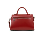 Lancaster Suave Even Sac à Main Cuir 433-17 Carmin
