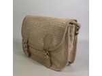 Farfouillette Sac Porté Travers En Matière Tressée Beige