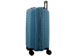 Jump Striper Valise 55cm 4 Roues Extensible Bleu