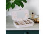 Maison Scarlett Brigitte Boite A Bijoux De Voyage Moumoute Blanc