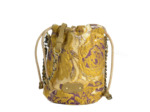 Mila Louise Mai FS Sac Pochette Toile Fantaisie Bronze