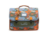 Caméléon Rétro Cartable 38cm Orange Dino