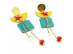 Boucles d'oreilles Coeur de mer