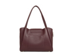 Lancaster Ida Double Sac Cabas Porté Epaule 470-85 Bordeaux Foncé