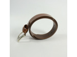 Ceinture Faune Cuir Sellier Piquée Cognac