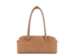 Lancaster Suède Cube Sac Rectangle En Cuir Velours 530-53 Camel