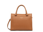 Lancaster Foulonné Double Sac Porté Main 470-63 Camel In Orange