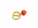 Accroche-foulard Murano orange