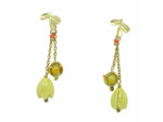 Boucles d'oreilles chaine ZESTE