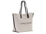 Longchamp Roseau Essentiel Toile Shopping L Ecru