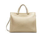 Lancaster Foulonné Double Sac Cabas 470-72 Champagne In Nude