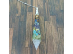 Pendentif orgonite pendule 7 chakras