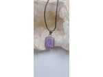 Pendentif charoite monture argent 925 olpa824