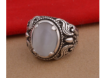 Bague en argent pierre de lune