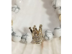 Howlite couronne réglable