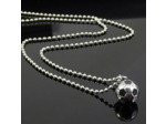 Pendentif Football en acier inoxydable