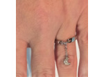 Bague en argent lune