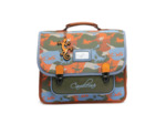 Caméléon Rétro Cartable 35cm Orange Dino