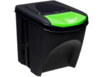 Five - Lot de 3 Poubelles de tri sélectif empilables capacité 25 litres chacune cm Multicolore