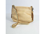 Mila Louise Roxy XS CM Petite Besace Toile Jute Ambre