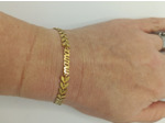 Bracelet épi doré "MAMA"
