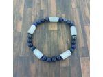 Bracelet Aigue marine/Lapis lazuli/Hématite