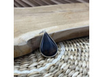 Pendentif goutte quartz fumé