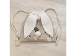 Sac à dos Pochon pour enfant, modèle mouton noir et blanc