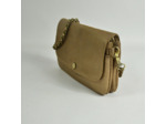 Mila Louise Odile RX Pochette Cuir Paillette Bronze Fossil