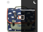 Caméléon Rétro Cartable 38cm Navy Antarctic