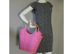 Le Voyage en Panier Pinup Cabas Rabane Fuchsia