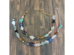 Bracelet en pierres naturelles lices doré ou argenté