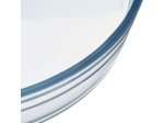 Ô cuisine 7541470 Moule à manqué en Verre Borosilicate 22 Cm, Transparent Profond 22 cm