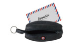 Larmorie Charles Nubuck Porte-Monnaie Lune Bleue
