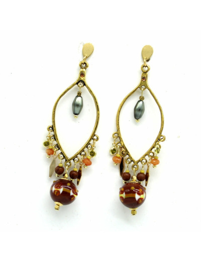 Boucles d'oreilles pampilles Soryne