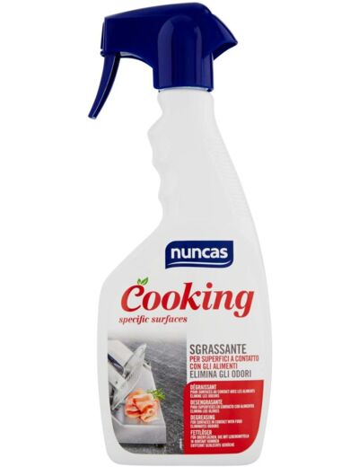 Nuncas Italia S.p.A. Cooking Nettoyant Dégraissant pour les Surfaces en Contact avec Aliments Spray de 500 ml