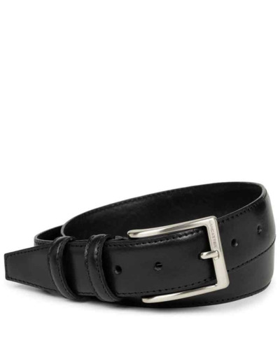 Lancaster Ceinture en cuir Homme 601-11 Noir L