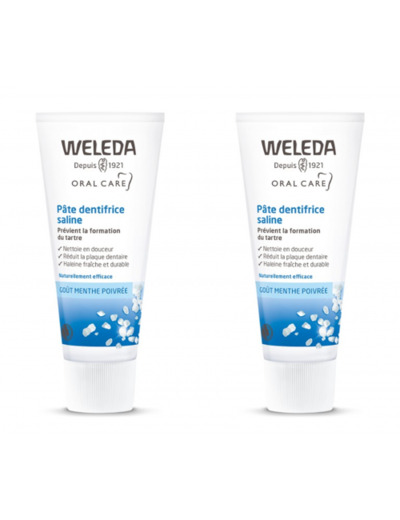 WELEDA PATE DENT SALINE 75MLX2