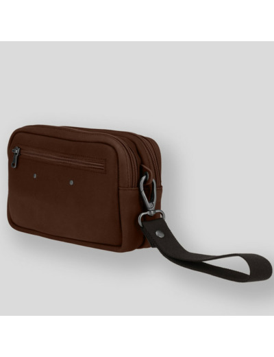 Ateliers Fourès Baroudeur Pochette Multi Porté Ponos F9400 Cognac