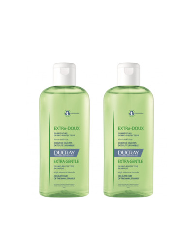DUCRAY EXTRA-DOUX SHAMP 2X400ML POMPE