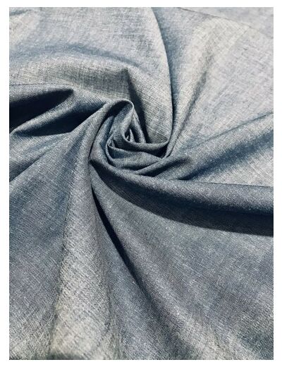 Tissu coton Bleu jeans