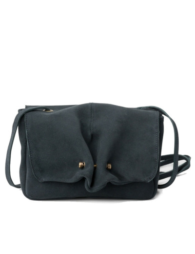 Biba Hazen Sac Besace En Daim Déperlant Azul