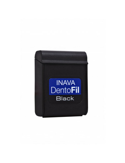 Black Fil Fin Cire Dentaire 50m Dentofil Inava