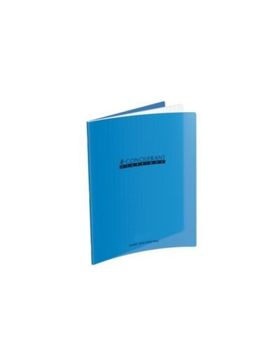 Cahier 17x22 - 32 pages - Double ligne 3mm - Polypro bleu