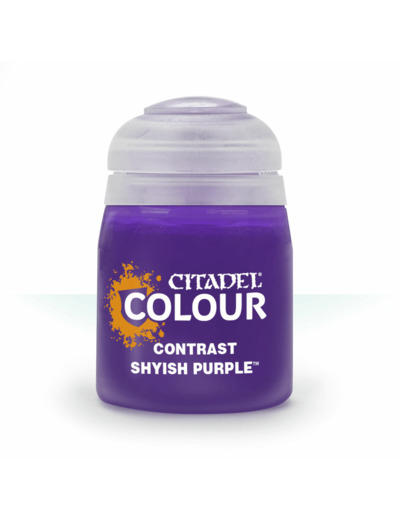 Contrast shyish purple