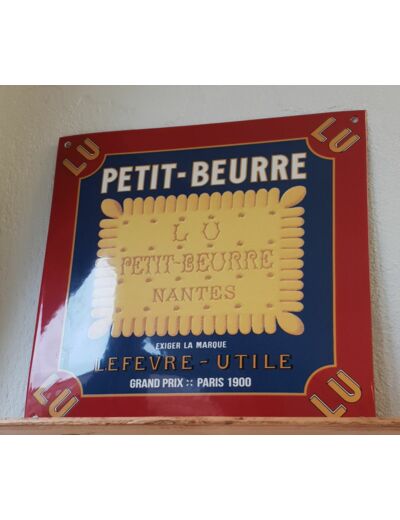 plaque émaille Petit Beurre